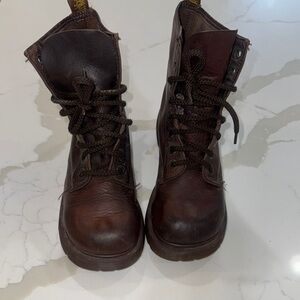 Vintage Dr. Martens Brown Leather Boots